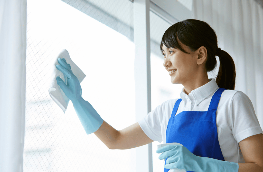 窓・サッシ・ベランダ清掃のメニュー例